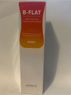 B-FLAT Belly Firming Cream Toner – Pink/Orange
